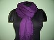 Purple 100% Viscose Solid Dyed Stole