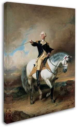Trademark Fine ArtPortrait of George Washington ' Canvas Art by John Faed 24x32