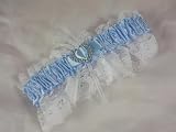 Blue Heart Wedding Garter IN1052