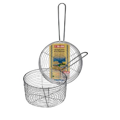 chip basket HEAVY QUALITY 17 CM DIAMETER steel wire NEW