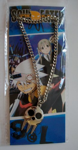 TV Anime Soul Eater Skull Metal Charm Necklace #2