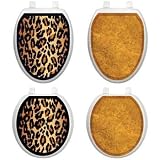 Toilet Tattoo - Round, Style: LEOPARD