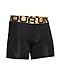 Under Armour Mens New Elite 6'' BoxerJock Black/Stealth Gray/Black MD