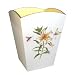 Kitchen & Housewares : Square Waste Paper Basket Auratum Lily Pearl