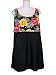 Delta Burke Plus Size Swimdress, Tankini, Swim Dress, One Piece Swimsuit, Black with Red & Gold Tropical Print