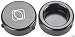 Odyssey steel Bar Caps Black, pair