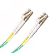 Optronics - 5m Fibre Optic Lc To Lc 50/125 Multimode (om3) Cable,2mm With A Low Smoke Zero Halogen Jacket - Aqua