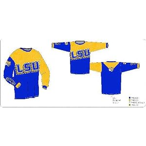LSU Tigers Long Sleeve Mountain Bike Jersey