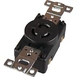 アメリカン電機:アメリカン電機 引掛形 埋込コンセント 接地2P15A125V 3110-L5 型式:3110-L5