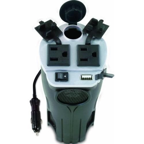 Best Price Rally 7413 200w Cup Holder Power Inverter with USB Port New
