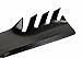 USA Mower Blades (3) Mulching for Exmark 103-6383, 103-6393-S, 60