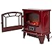 Duraflame DFI-550-22 Infrared Electric Stove Heater, Red 5,200 BTUs