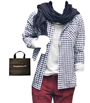 (ラズベリーパイ)RaspberryPi レディース カジュアル 『 ギンガムチェック ボタン シャツ 』 ポケット有り オリジナルエコバッグセット la156rp