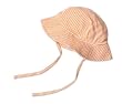 Zutano Candy Stripe Sun Hat, Orange,18 Months (12-18 months)