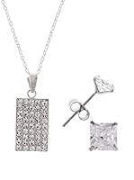 Silver One Juegos Zirconium Square
