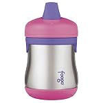 #4: Foogo by Thermos Leak-Proof SS 7 oz. Sippy Cup - Pink