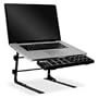 DJ Resident LTS 1ALap Laptop stander Supporto notebook con piano estraibile (regolabile, design ergonomico, acciaio)