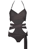 Vitamin A Sleek & Chic One Piece Monokini Halter