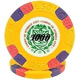 Set of 10 James Bond Casino de Isthmus PAULSON CHIP $1000