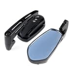 Universal Motorcycle Motorbike Diamond Shape Side Rear View Mirror for Kawasaki Vulcan 1500 Yamaha YZF V Star XVS 650 1000 XV750 Triumph