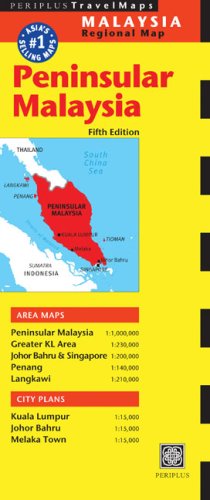 City Travel Guides Discounted  Books : Peninsular Malaysia (Periplus Travel Maps)