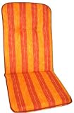 Auflage Hollywoodschaukel 180x50x12cm Streifen orange