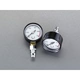 エスコ 50mm/0-1.0Mpa圧力計(立型) EA729-11