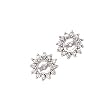 14K White Gold 1/2 ct. Diamond Earring Jackets