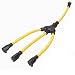 Coleman Cable 09019 W-Splitter, Extending Outlet Adapter, Splits 1 to 3 Outlets, 2-Ft