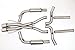 BILLY BOAT HEADER-BACK EXHAUST without CATS for 1996-2002 DODGE VIPER GTS