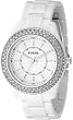 Fossil Women's Stella ES2444 White Plastic Quartz Watch with White Dial