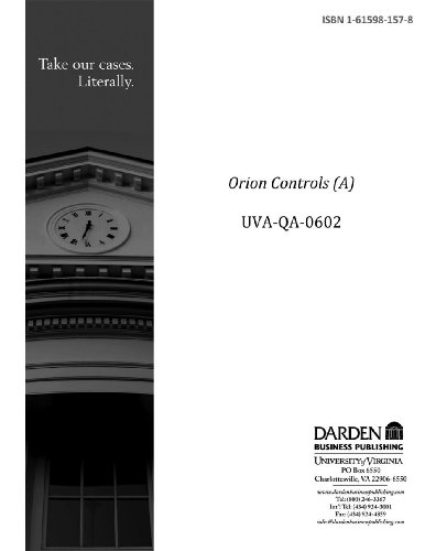 Orion Controls (A)