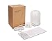 Essential Oil Diffuser for Aromatherapy – FOCUSAIRY G-Crown 100ml Aroma Humidifier with Changing Colored LED Lights Waterless Auto Shut-Off for Bedroom SPA Yoga