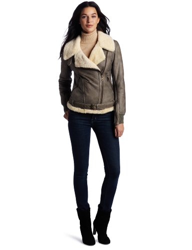 Doma Womens Lamb Shearling With Belt