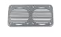 AFI Marine 11062 Single Stainless Steel Grill For 11052 Marine Concealed Compact Dual Electric Below Deck Horn