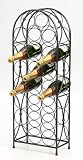 23 Bottle Castello wine rack in black