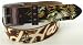 Don Ed Hardy Tiger Open Mouth Leather Belt Audigier