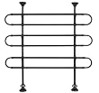 GMI PetShield 6-Bar Tubular Travel Barrier