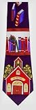 Teacher Tie Schoolhouse with Books 44
