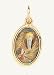 Gold Plated Religious Medal - Our Lady of Lourdes