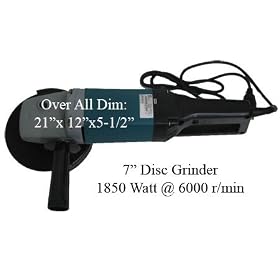 Click here to buy 1850W - 7 Angle Disc Grinder Sander Tile Steel Cutter by Generic.