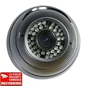 1/3" Sony CCD 540L IR CCTV Security 36 LED Color Dome Vandal Proof Camera free power supply free surveillance DeCal VD49HK 1P1