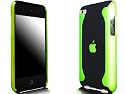 iPod Touch 4, 4G Hard Case "Flux" Schwarz und Grün