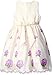 American Princess Girls' Puff Embroidered Dress
