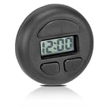 STICK-ON SPOT CLOCK -- BLACK
