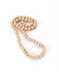 Freshwater Pearl Silver Necklace 18"