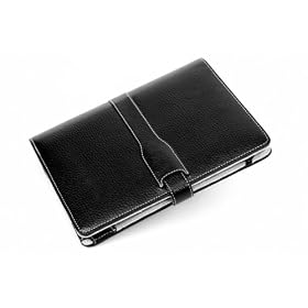 M-edge Executive Jacket for Kindle 2 (Genuine Leather--Pebbled Black)