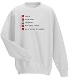 HUG MY BOUVIER DES FLANDRES CHECKLIST Adult Sweatshirt (Crewneck) Various Colors