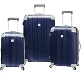Travelers Choice Malibu 3 Piece Hard Case Luggage Set Expandable