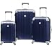 Buy Luggage - Caribbean Joe Malibu 3 Piece Hard Case Luggage Set Expandable
